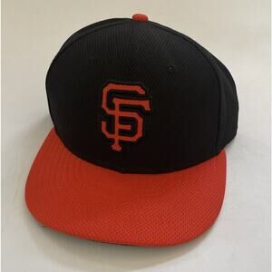 San Francisco Giants New Era 59Fifty Fitted Hat Baseball Cap 7 3/8 Black MLB